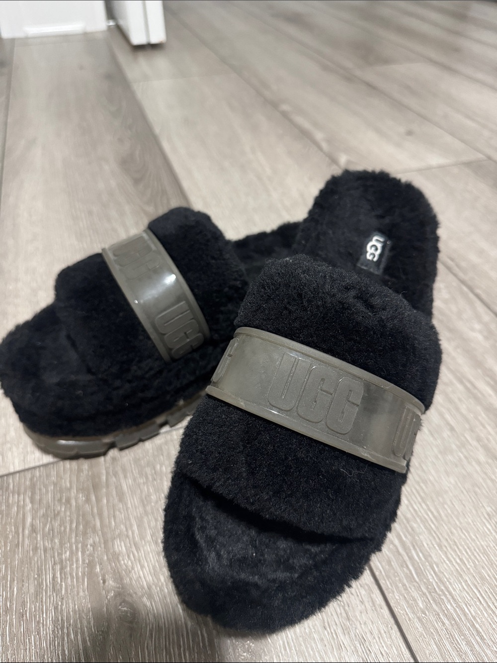 Ugg platform slippers